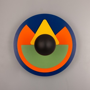 Neptune Colourful Disc Wall Light